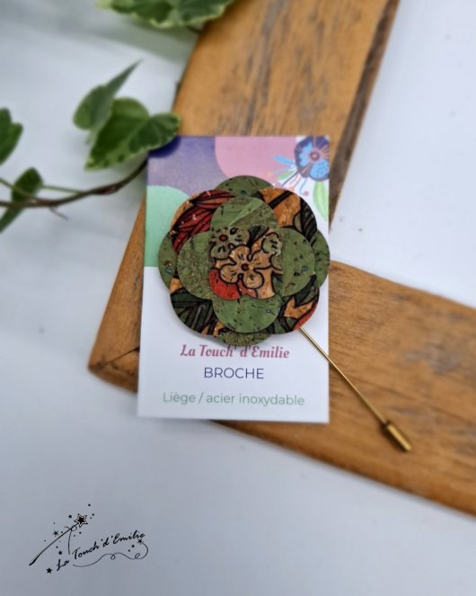 Broche Fleur Prairie