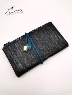 Trousse à Bijoux Noir et Bleu luxe